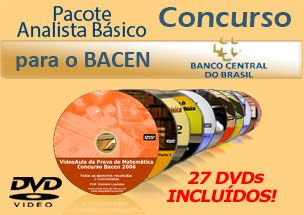 Videoaulas Concurso BACEN 2013 - Pacote Analista Básico