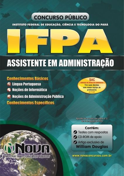 Apostila IFPA 2013 - Assistente Administrativo