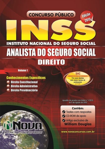 Apostila INSS 2013 - Analista Formação em Direito