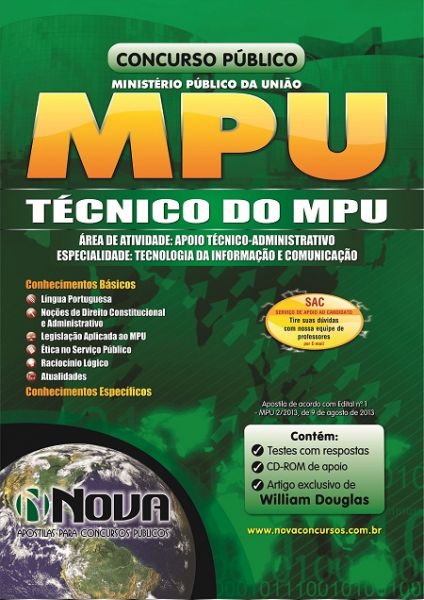 Apostila Técnico do MPU 2013 - Tecnologia da Informação