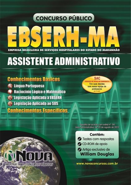 Apostila EBSERH-MA 2013 - Assistente Administrativo