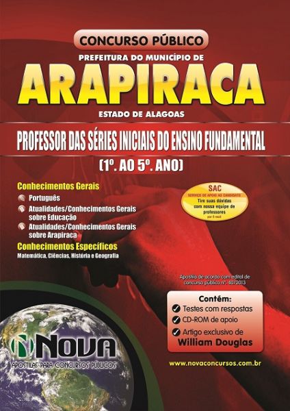 Apostila Arapiraca 2013 - Professor Séries Iniciais