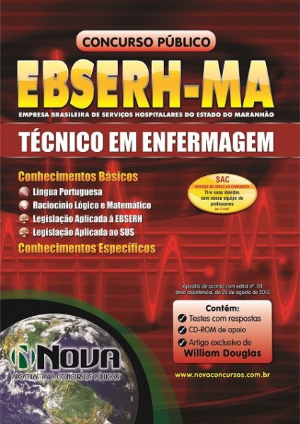 Apostila EBSERH-MA 2013 - Técnico em Enfermagem